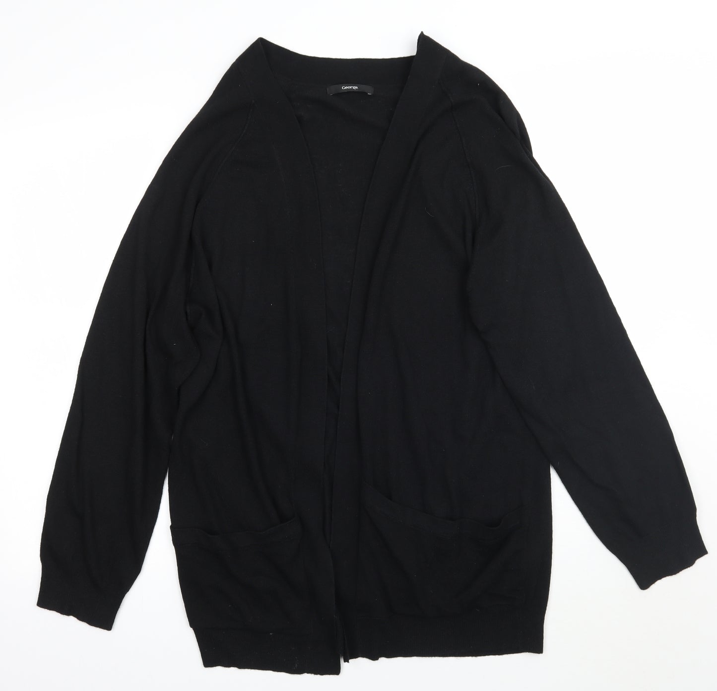 George Womens Black   Cardigan Jumper Size 20