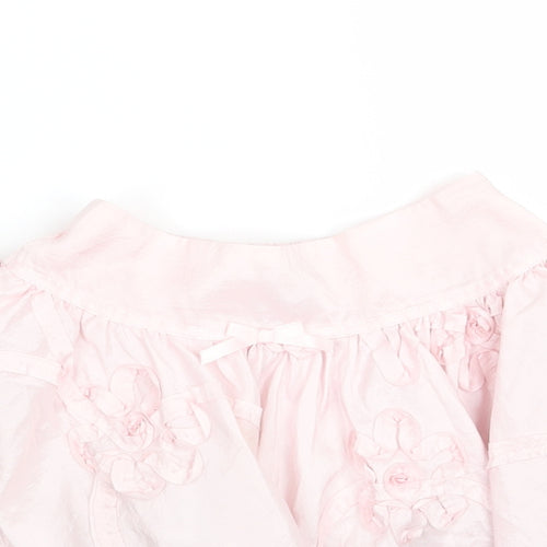 Adams Girls Pink Floral  A-Line Skirt Size 2 Years