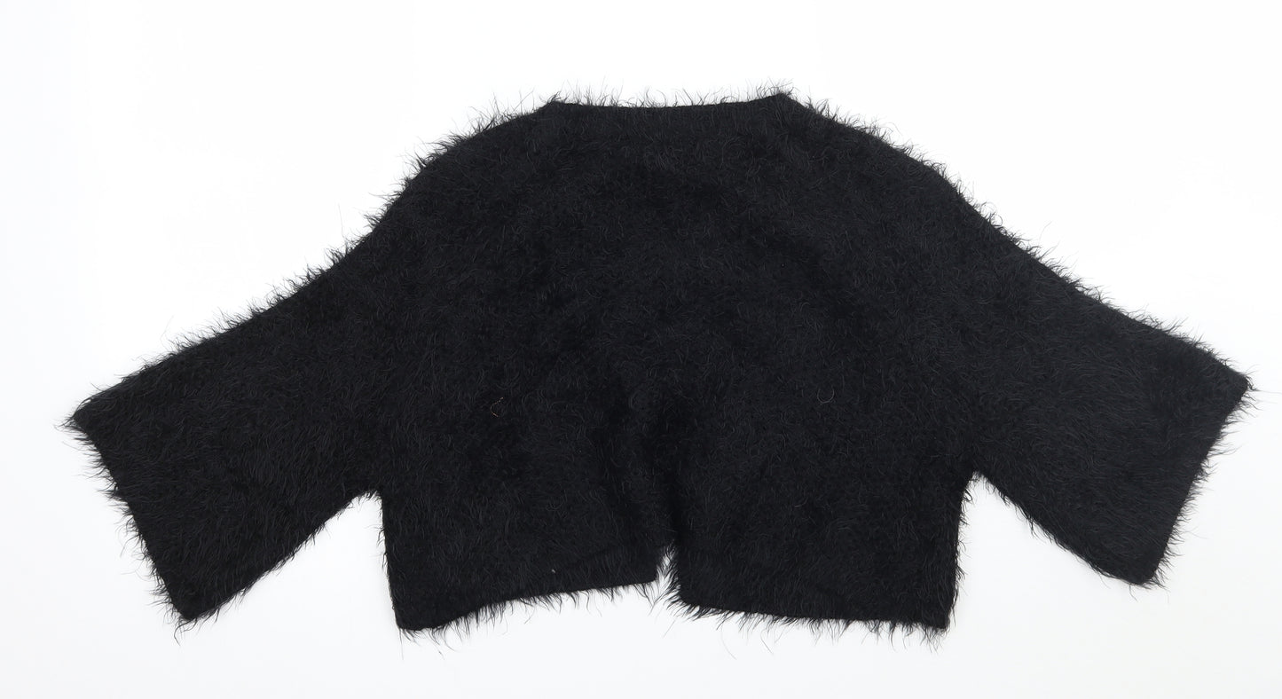 Primark Womens Black   Cardigan Jumper Size 10