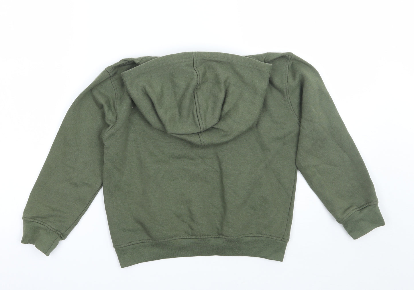 Preworn Girls Green   Pullover Hoodie Size 4-5 Years