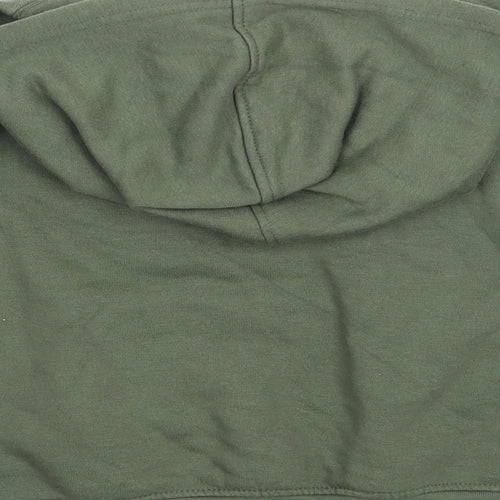 Preworn Girls Green   Pullover Hoodie Size 4-5 Years