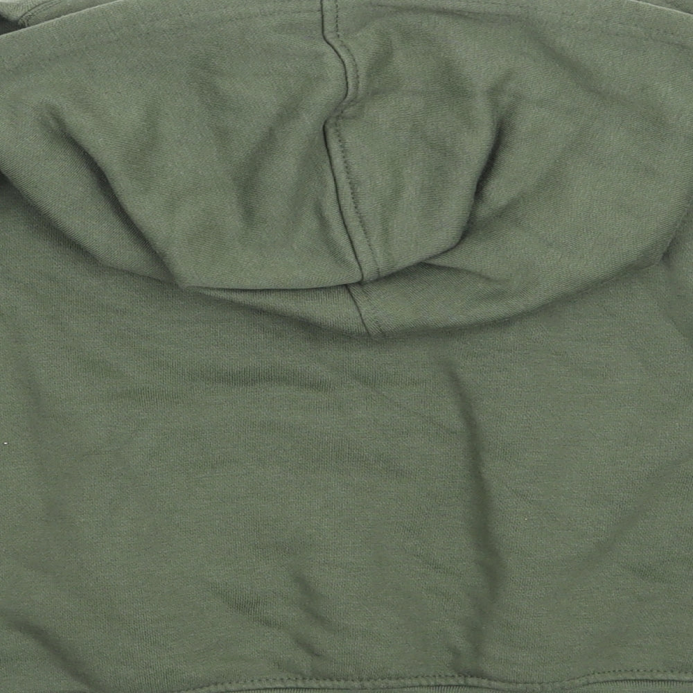 Preworn Girls Green   Pullover Hoodie Size 4-5 Years