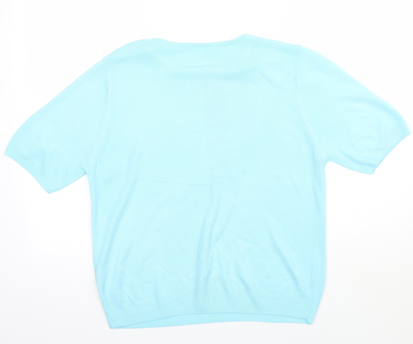 Marks and Spencer Womens Blue   Basic T-Shirt Size 18