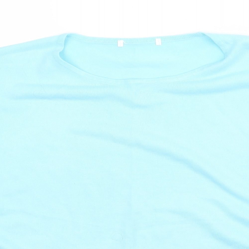 Marks and Spencer Womens Blue   Basic T-Shirt Size 18