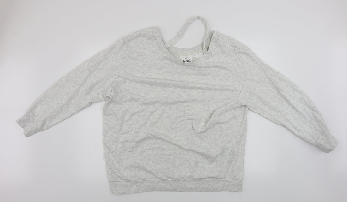 Cheap Monday Womens Grey   Pullover Jumper Size M