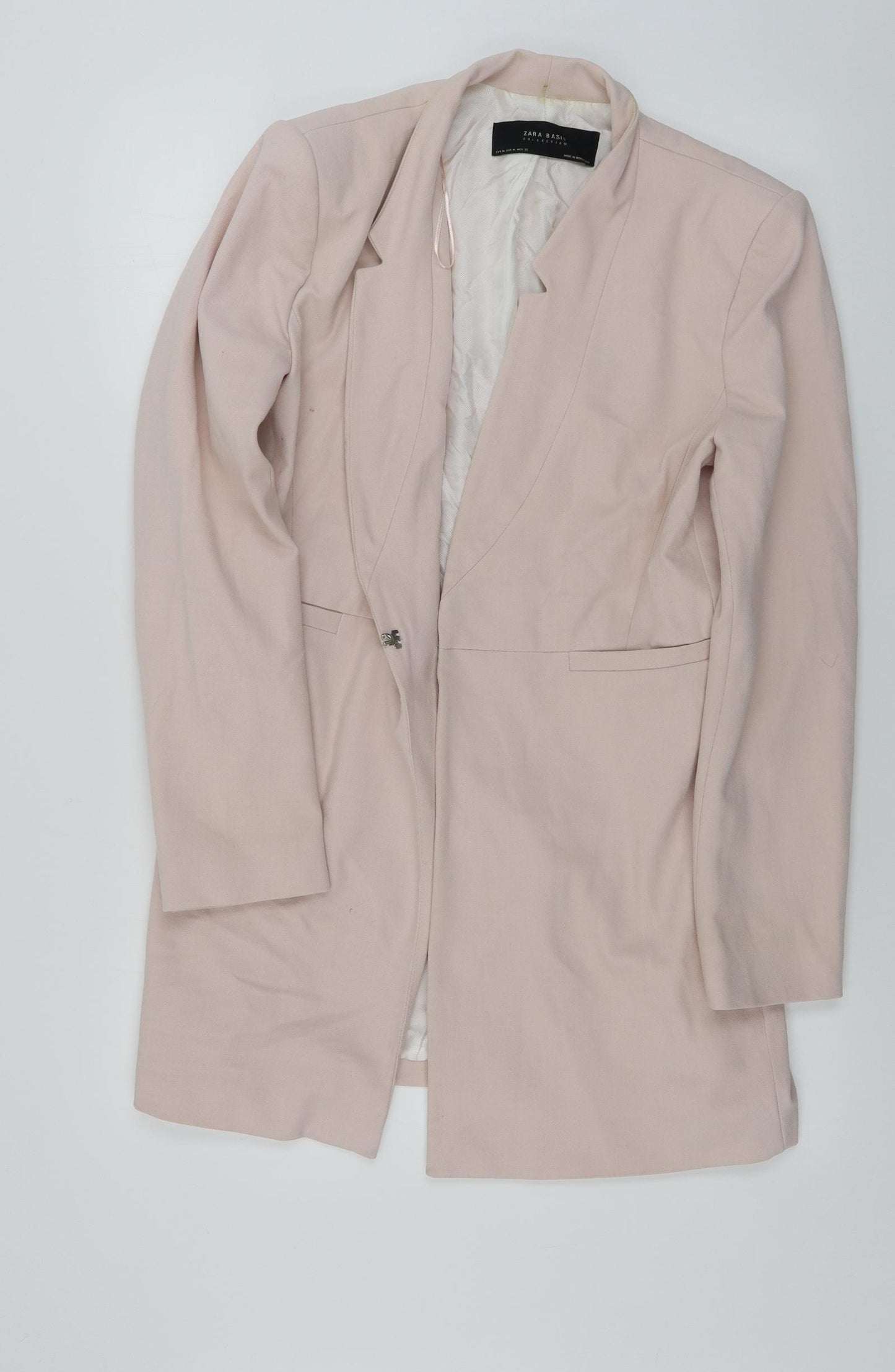 Zara  Womens Pink   Jacket Blazer Size XL