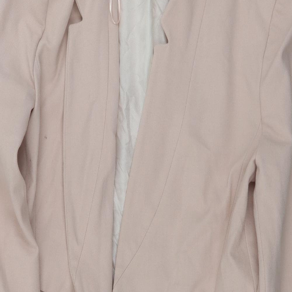 Zara  Womens Pink   Jacket Blazer Size XL