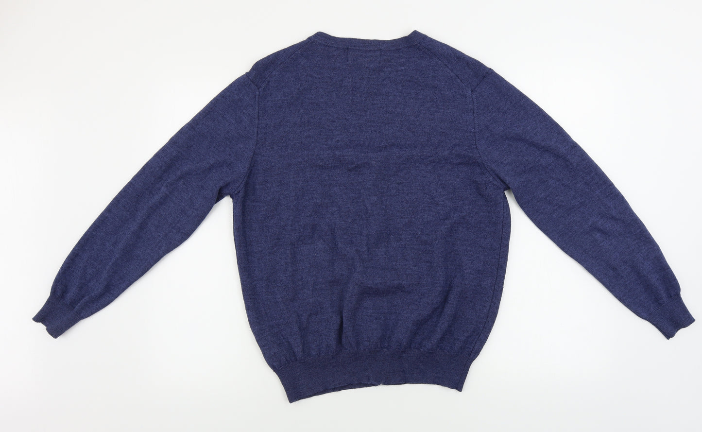 Marks and Spencer  Mens Blue   Cardigan Jumper Size L