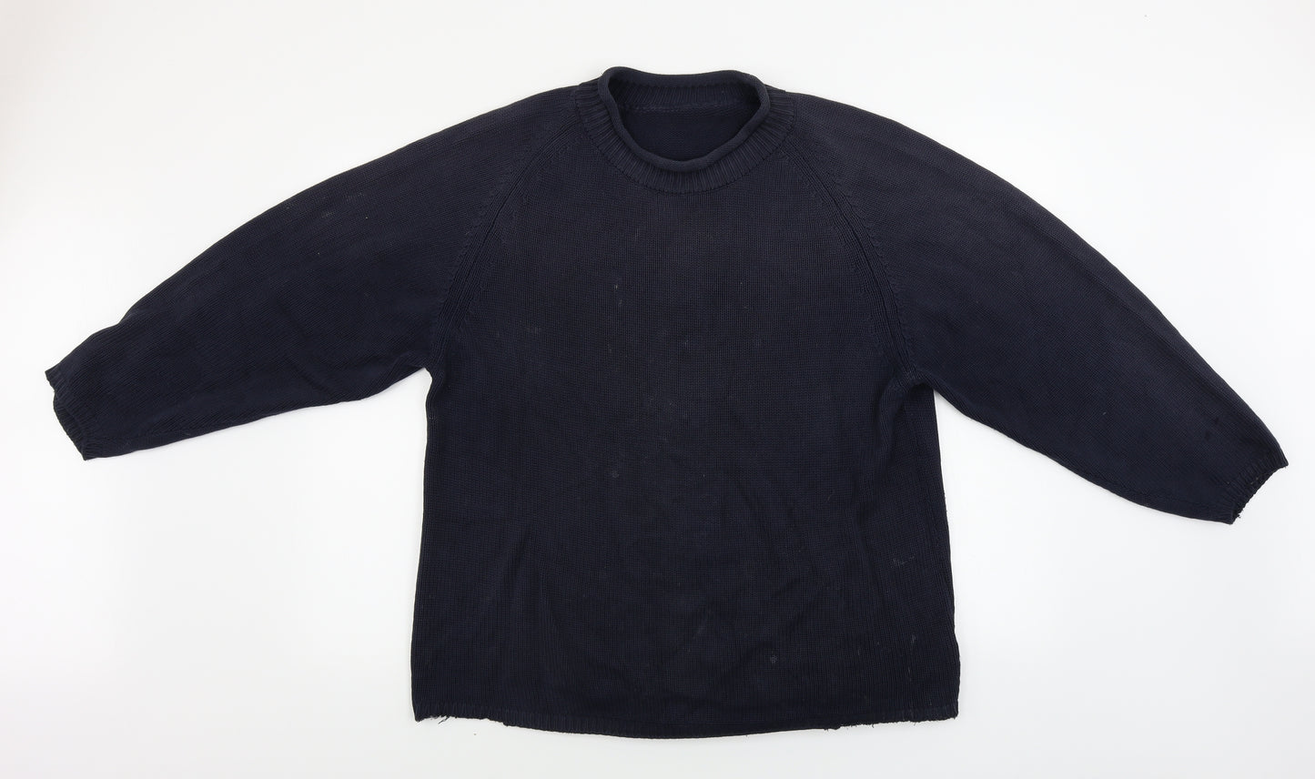 Marks and Spencer Mens Blue   Pullover Jumper Size M