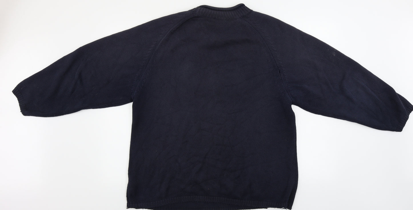 Marks and Spencer Mens Blue   Pullover Jumper Size M