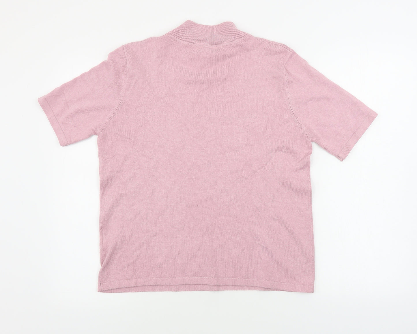 signature  Womens Pink   Pullover Jumper Size M