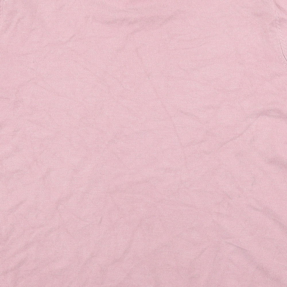 signature  Womens Pink   Pullover Jumper Size M