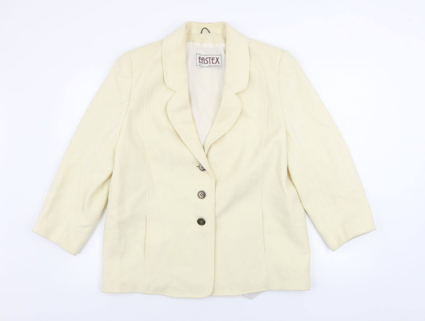Eastex Womens Ivory   Jacket Blazer Size 16