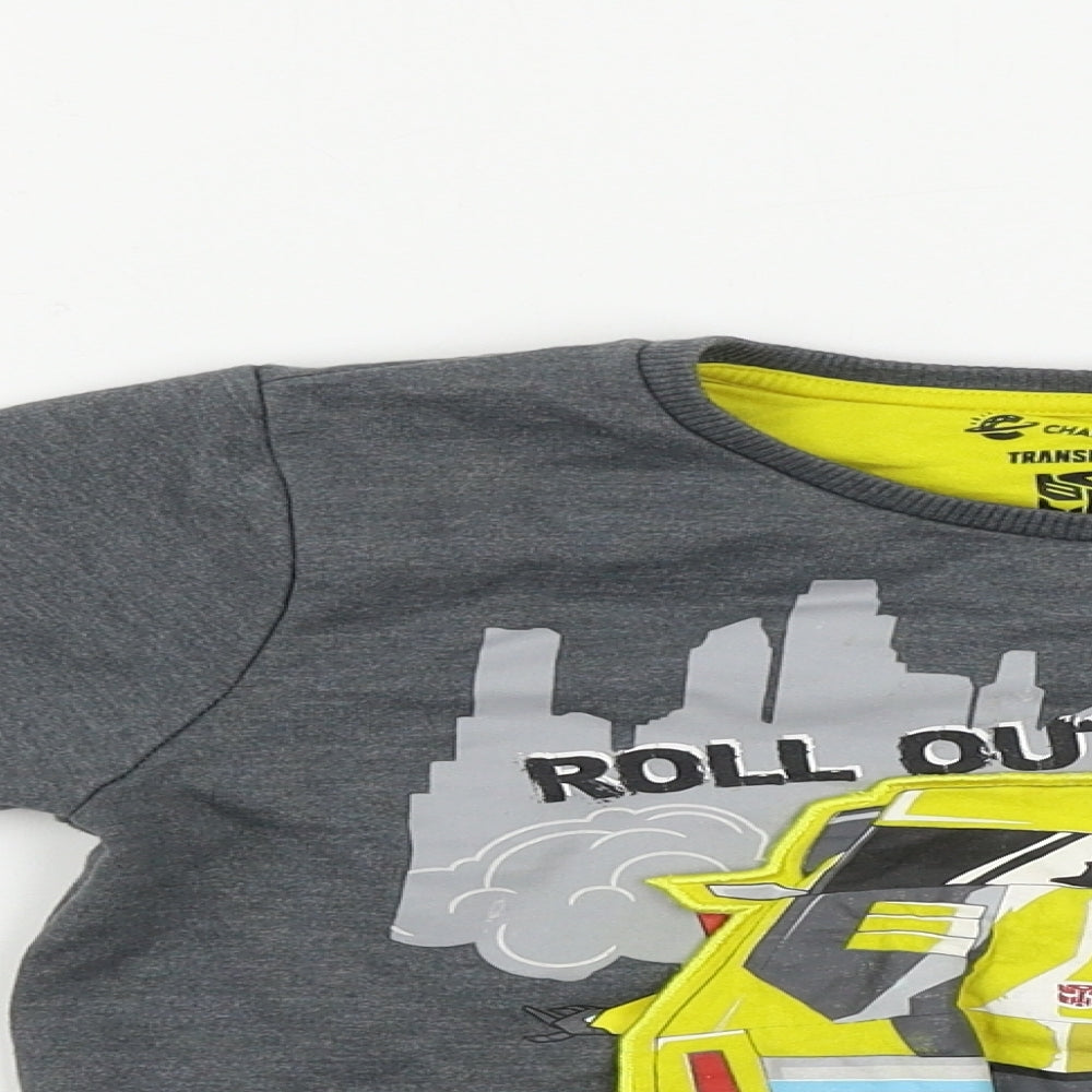 Character  Boys Grey   Pullover Jumper Size 6 Years