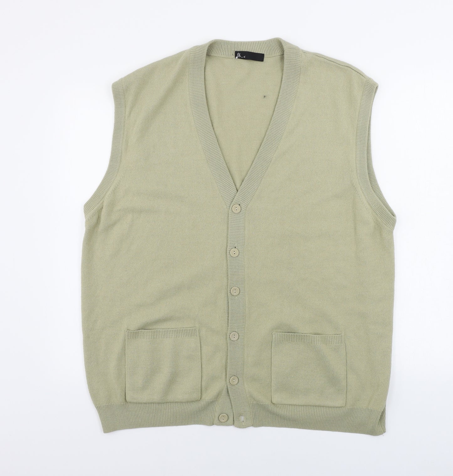 BHS  Mens Beige   Vest Jumper Size XL