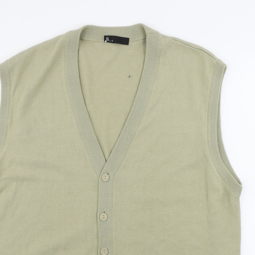 BHS  Mens Beige   Vest Jumper Size XL