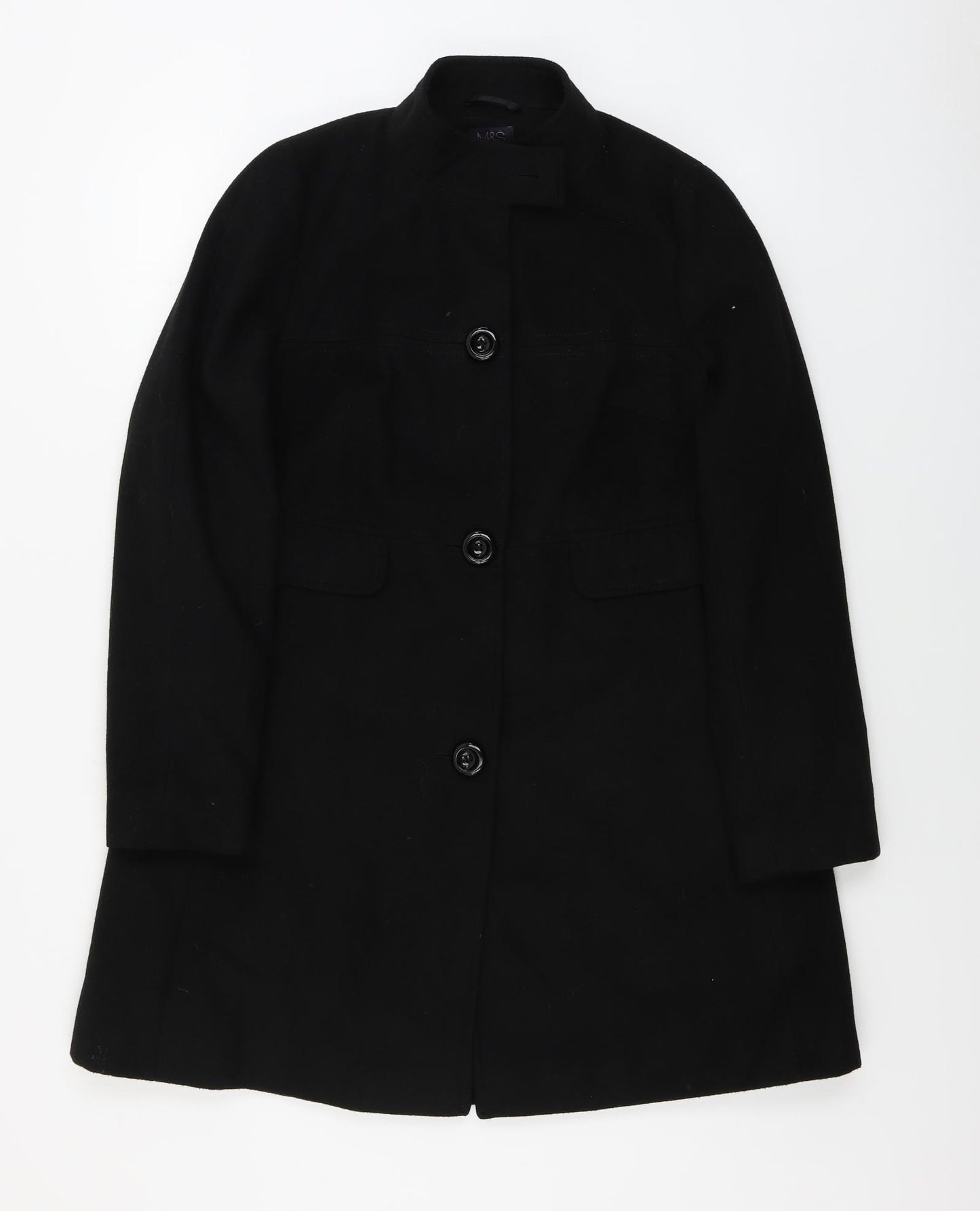 Marks and Spencer  Womens Black   Jacket Coat Size 14