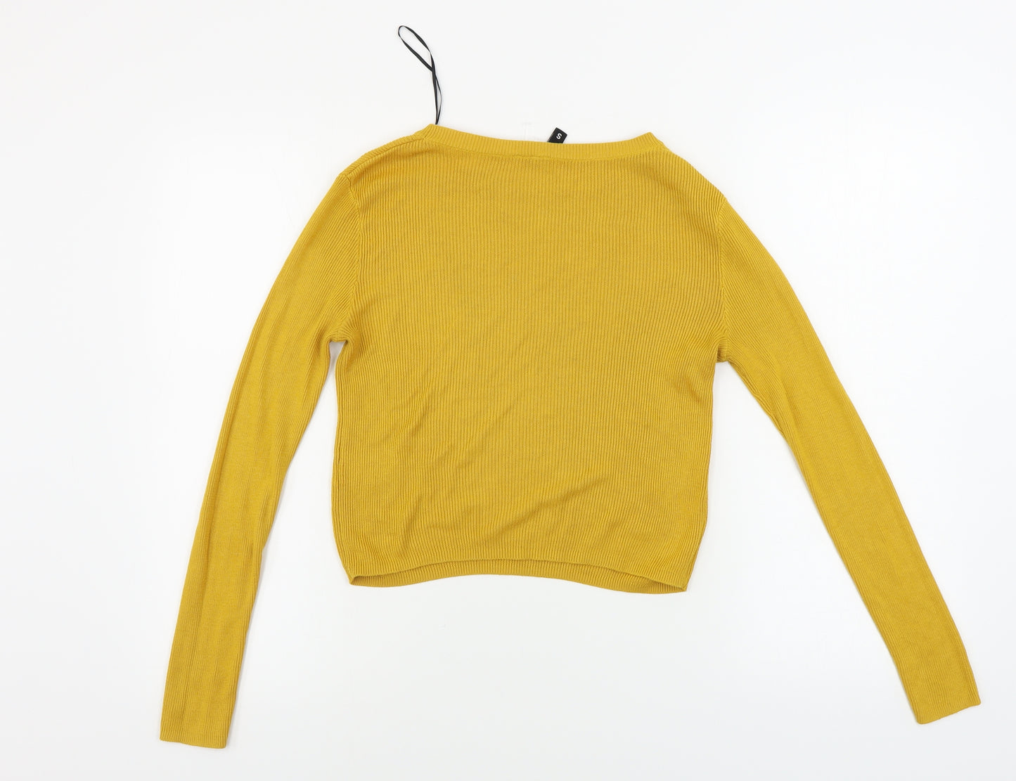 H&M  Womens Yellow   Pullover Jumper Size S