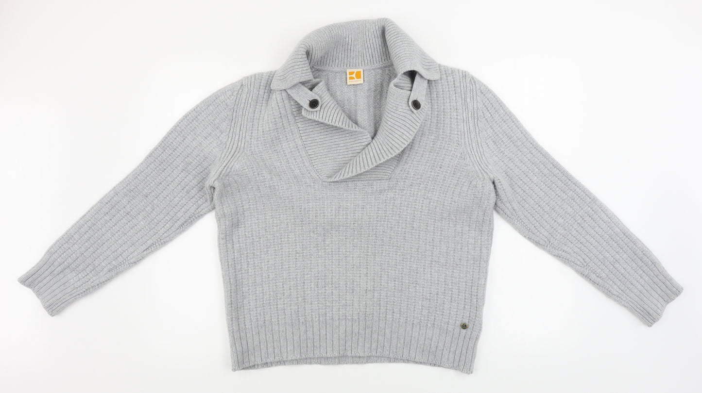 Boss Orange  Mens Grey   Pullover Jumper Size L