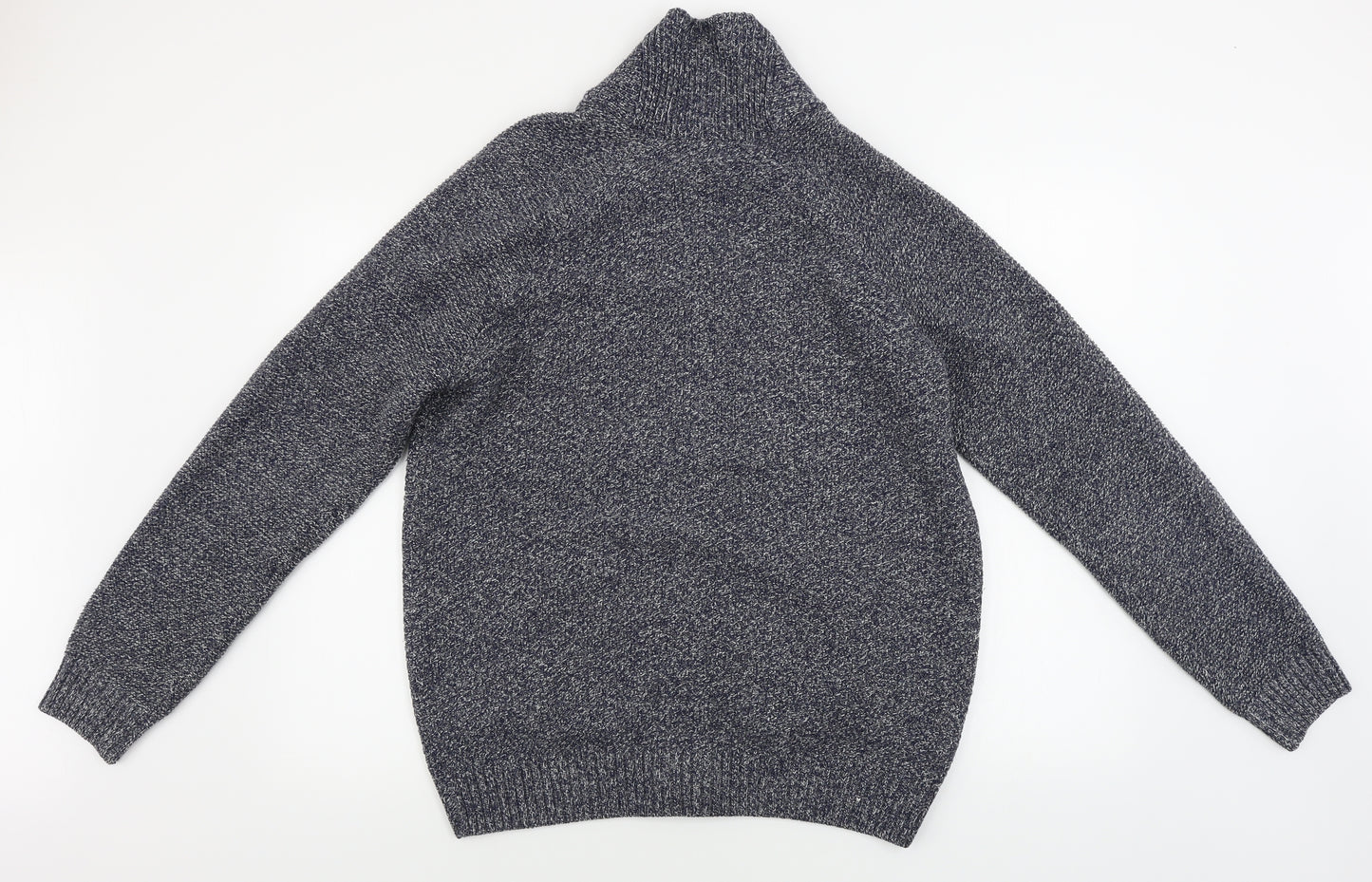 Marks and Spencer  Mens Blue   Cardigan Jumper Size L