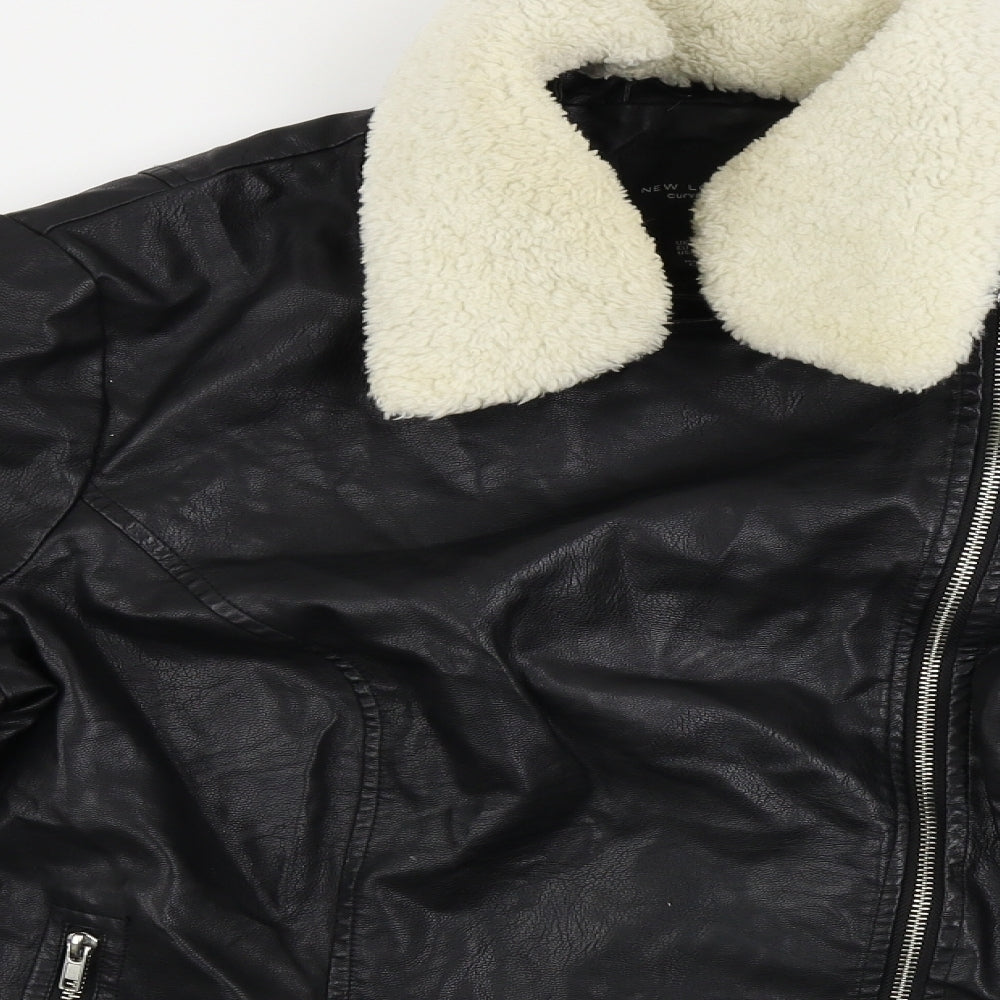 New Look Womens Black   Jacket Coat Size 18