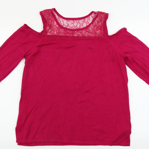 Soon Womens Pink   Pullover Jumper Size 18