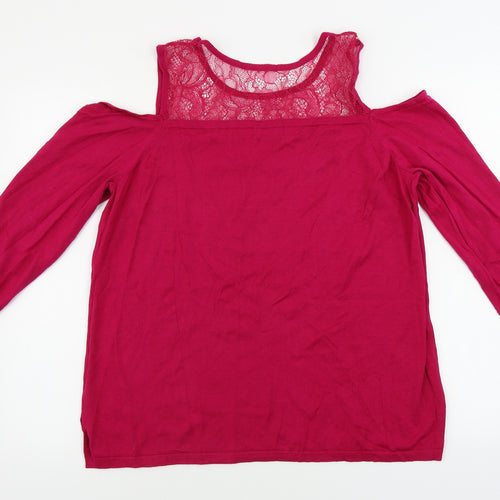 Soon Womens Pink   Pullover Jumper Size 18