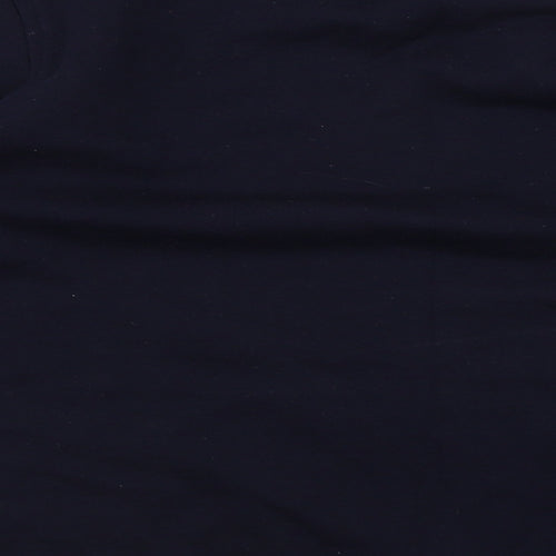 EWM  Womens Blue Floral  Pullover Jumper Size M