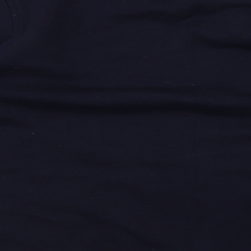 EWM  Womens Blue Floral  Pullover Jumper Size M