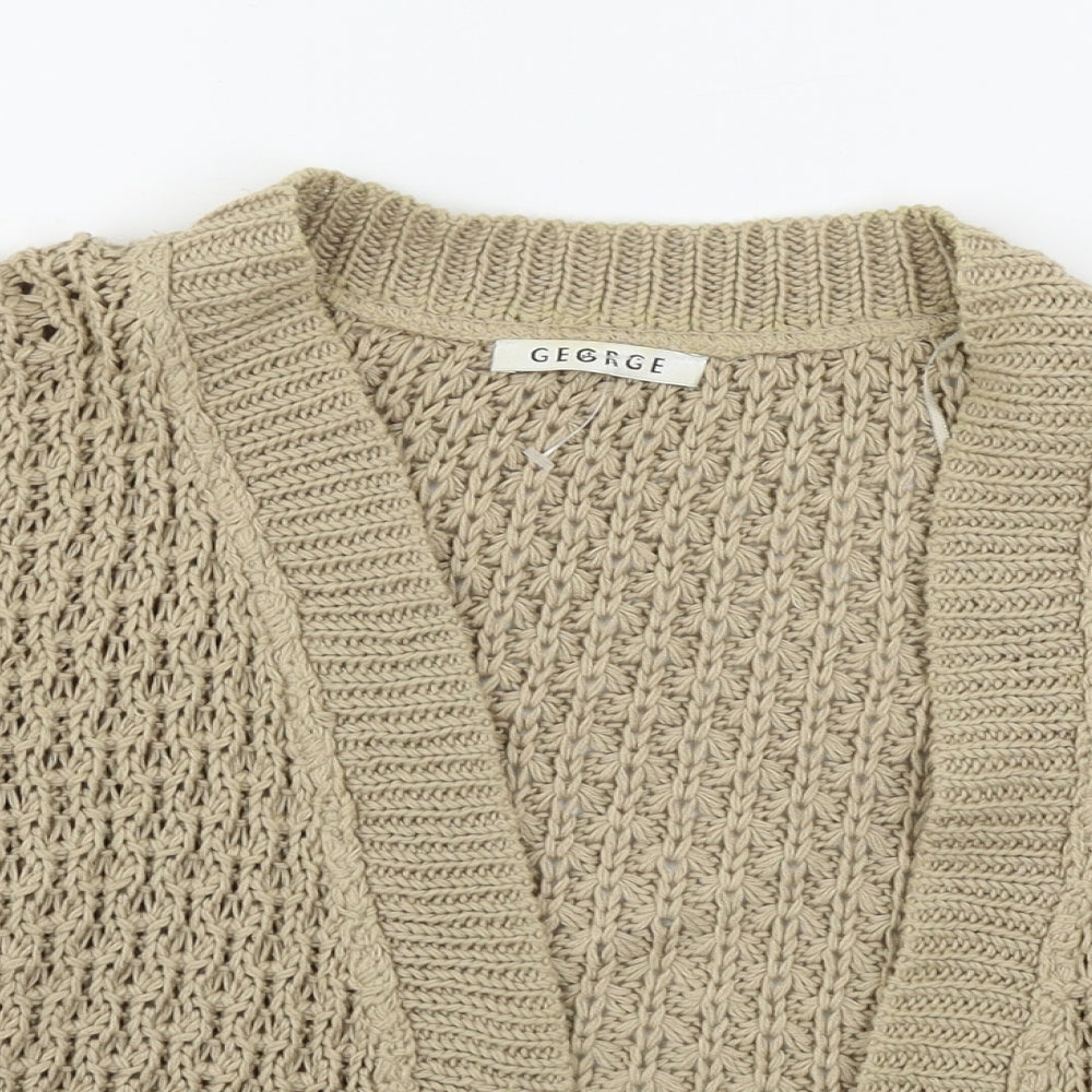George  Womens Brown   Cardigan Jumper Size 18
