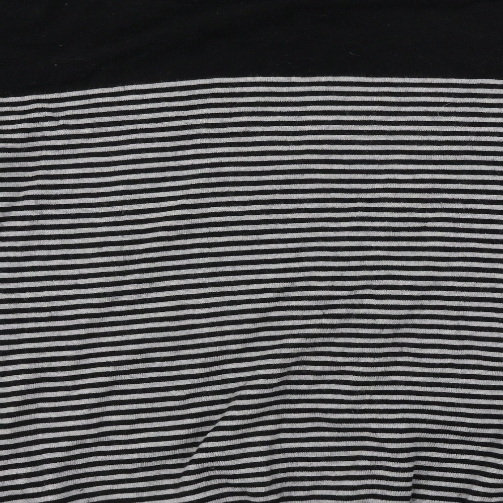 Autograph  Mens Black Striped  Pullover Jumper Size XL