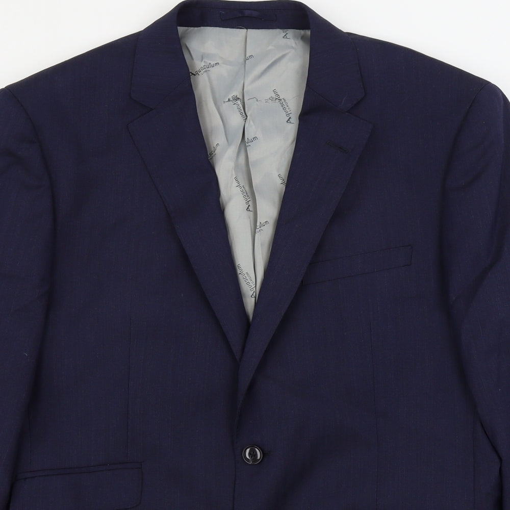 Aquascutum  Mens Blue   Jacket Blazer Size 40
