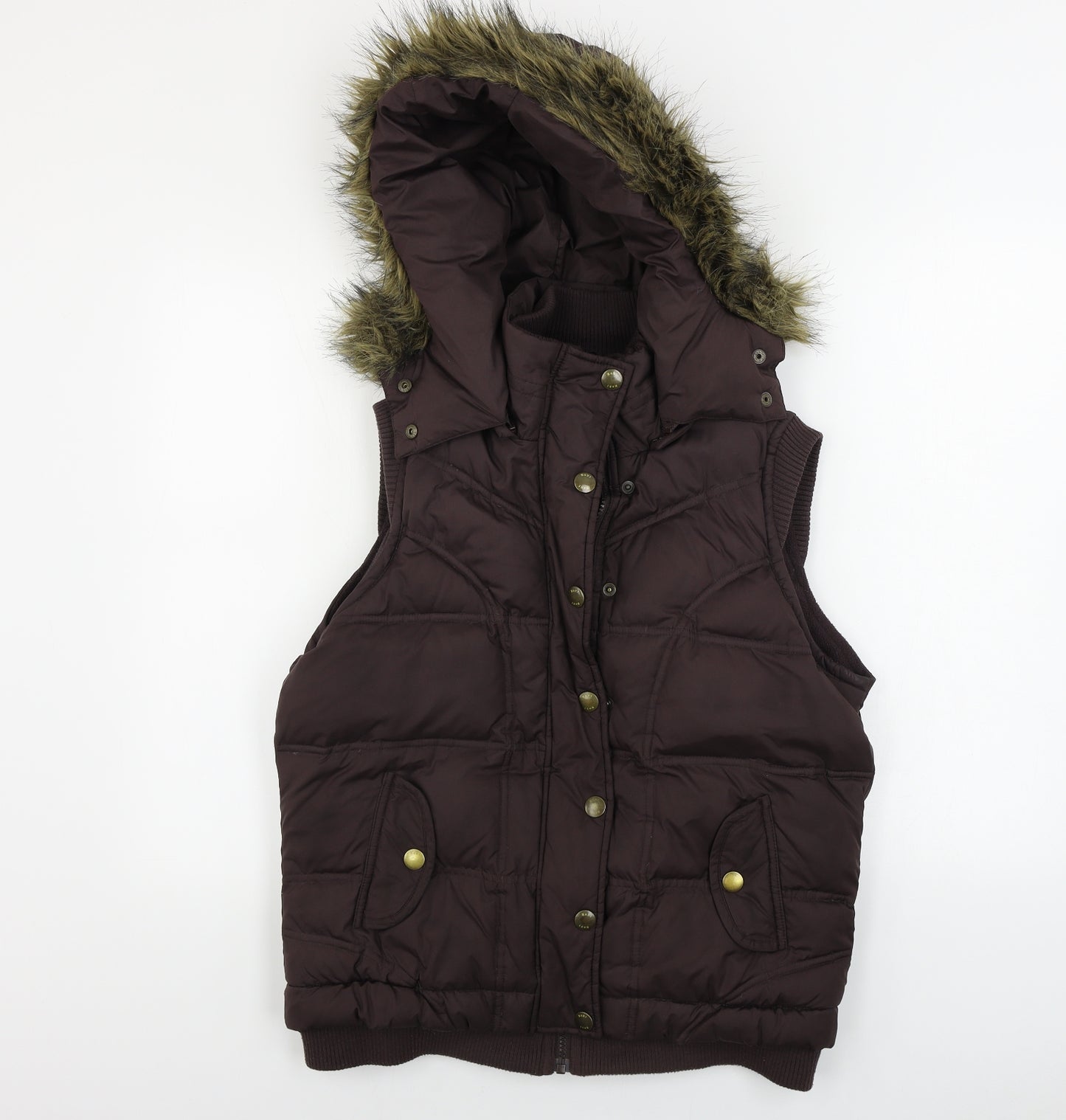 NEXT  Womens Brown   Gilet Coat Size 16