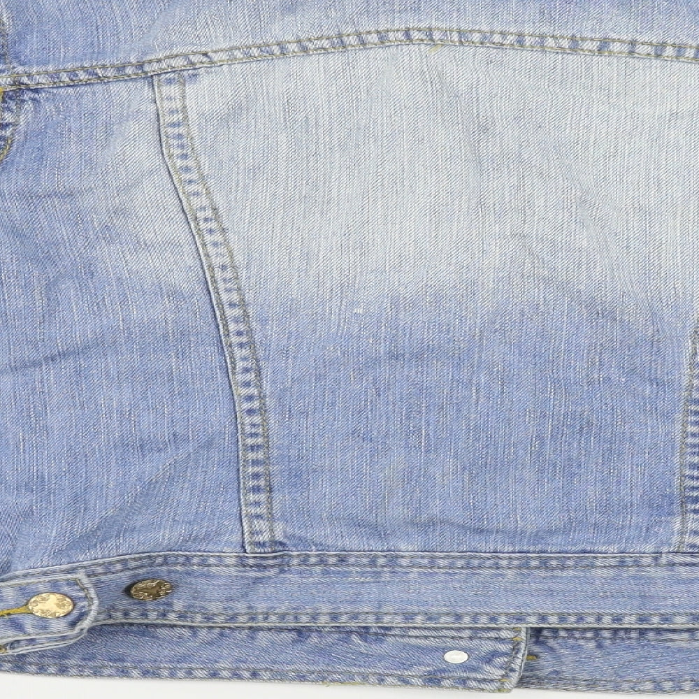 denim co Womens Blue   Jacket Coatigan Size 12