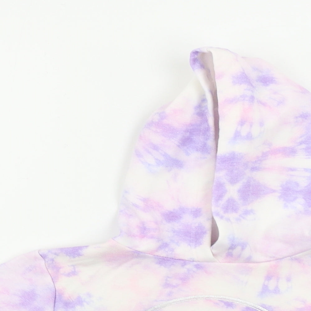 Matalan  Girls White   Pullover Hoodie Size 4 Years