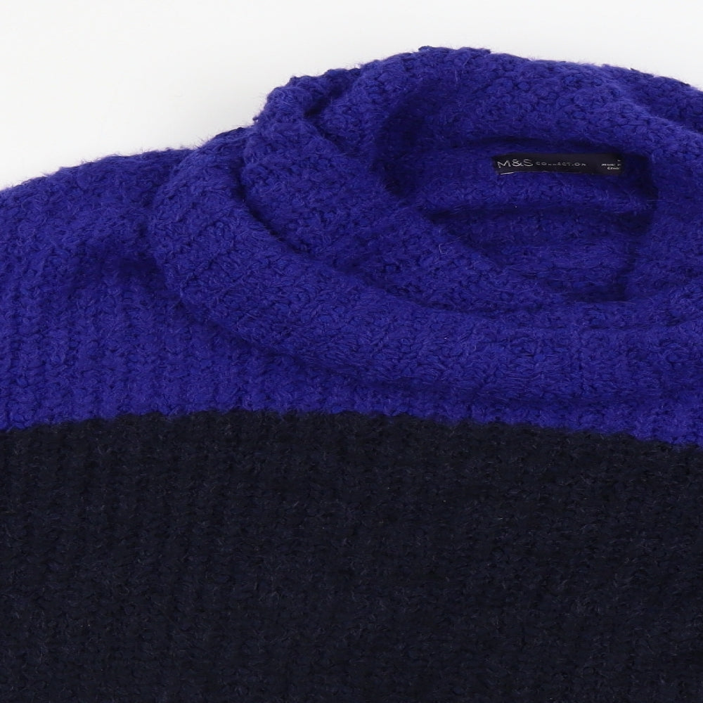 Marks and Spencer  Womens Blue   Pullover Jumper Size L
