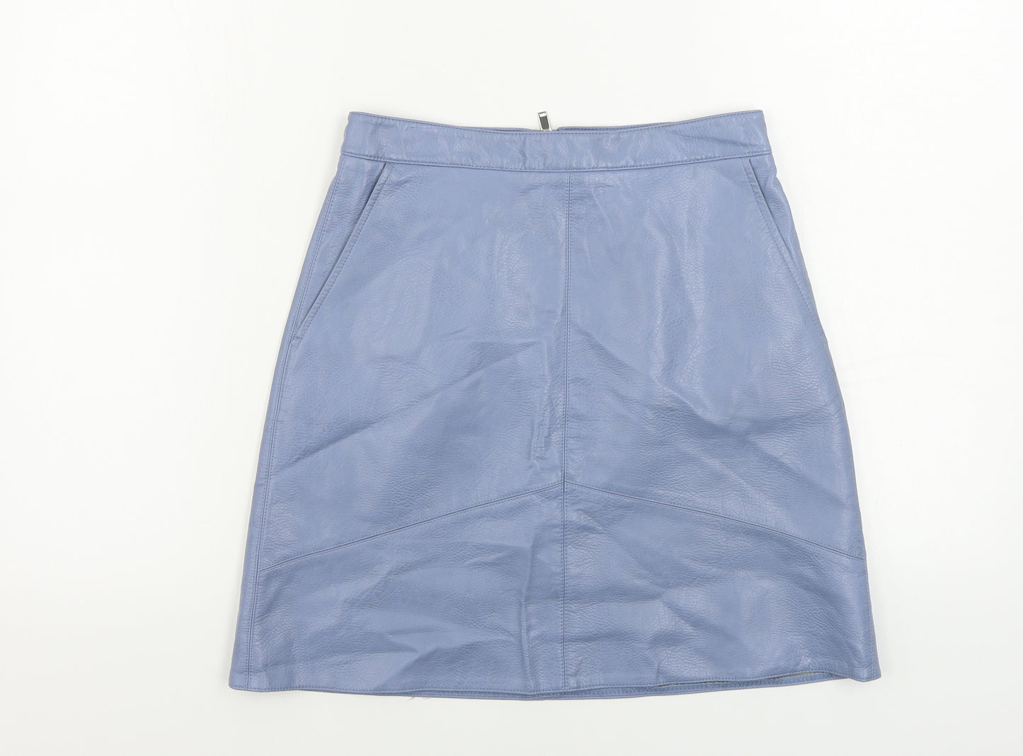 Zara Womens Blue   A-Line Skirt Size XS