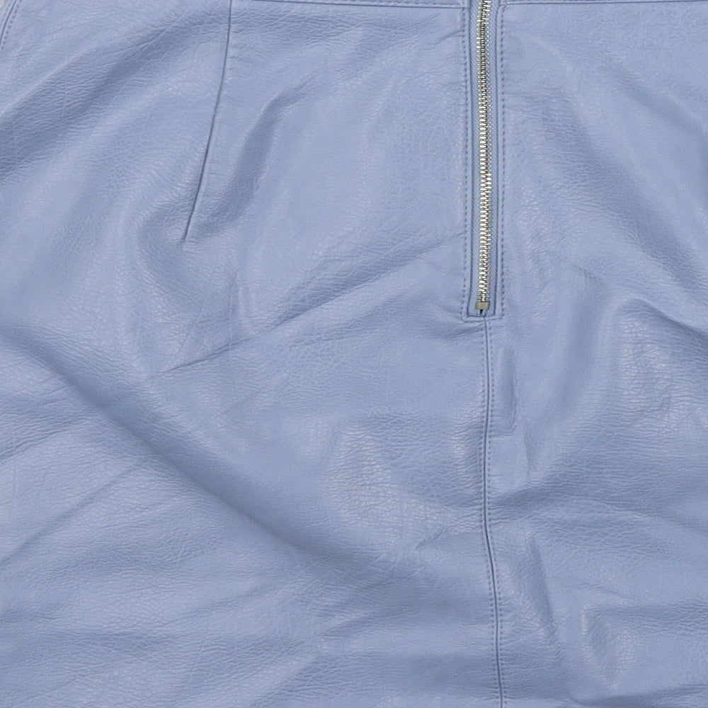 Zara Womens Blue   A-Line Skirt Size XS