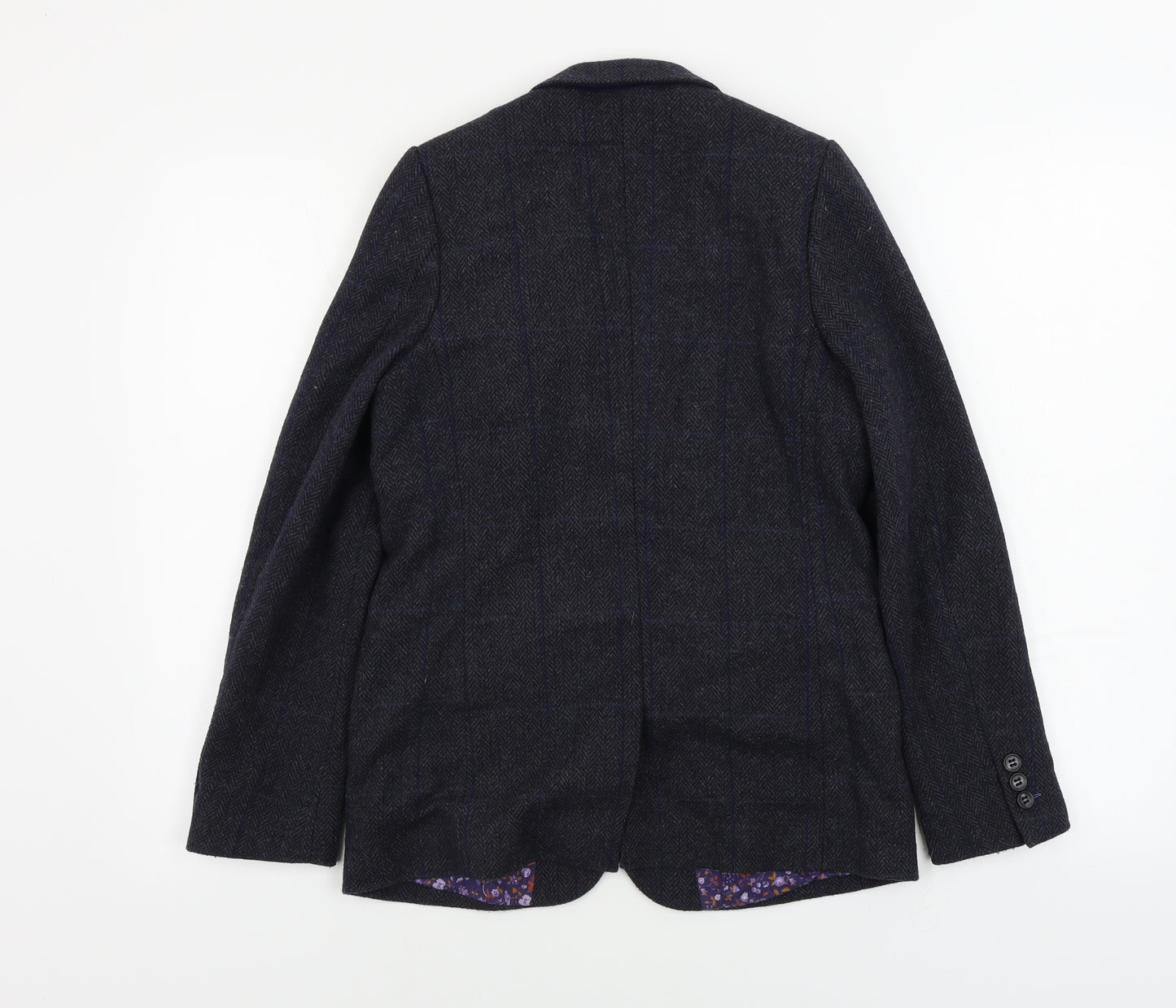 John Lewis Boys Black   Jacket Blazer Size 12 Years