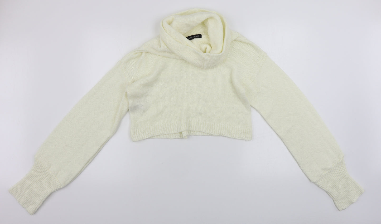 PRETTYLITTLETHING  Womens Ivory   Pullover Jumper Size M