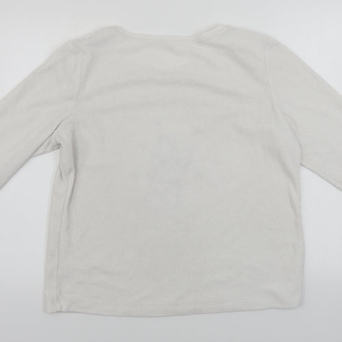 cbg Womens White   Pullover Jumper Size 12