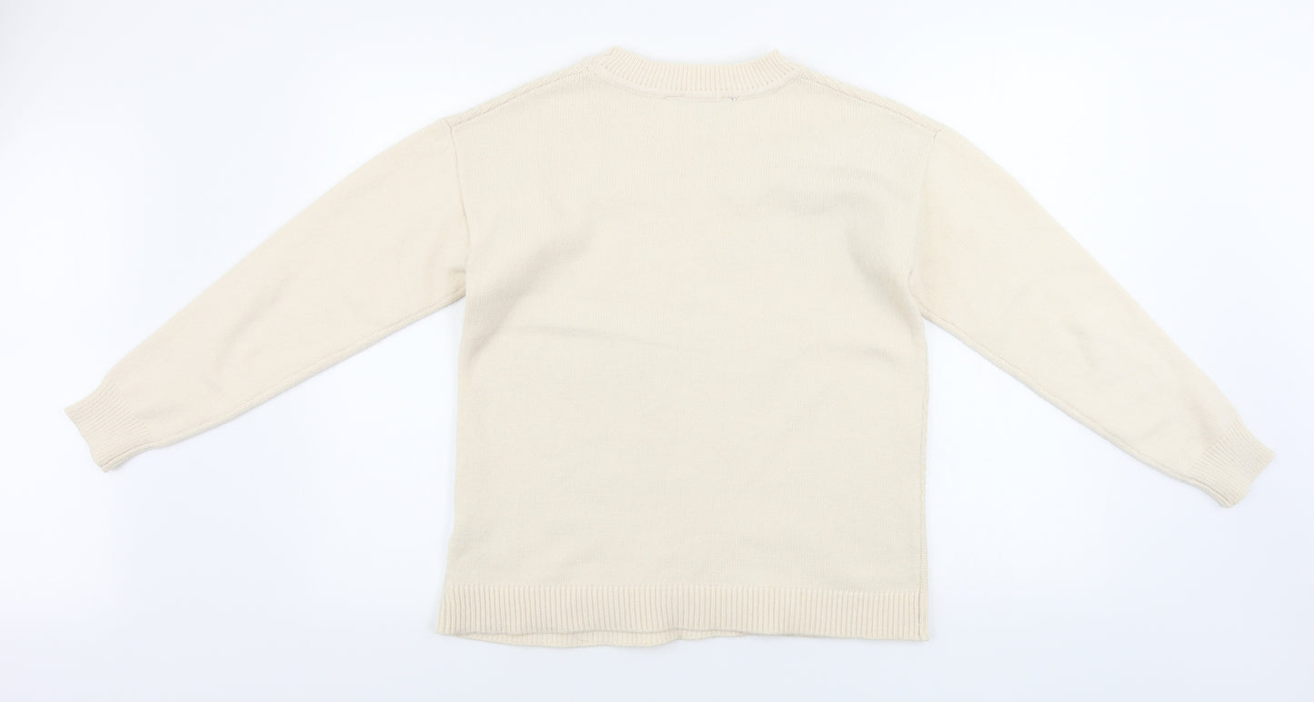 Bonmarché Womens Beige   Pullover Jumper Size 12