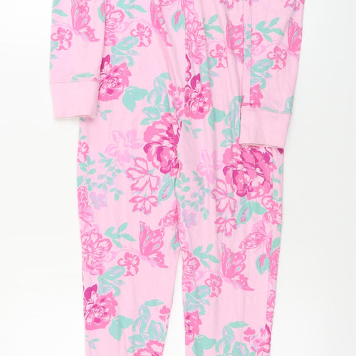 NEXT  Girls Pink Floral   One Piece Size 13 Years