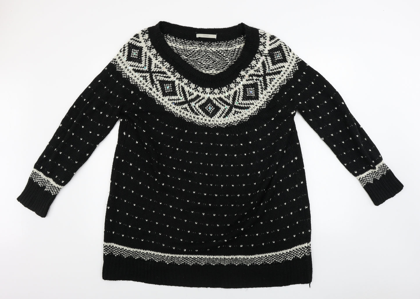 George Womens Black   A-Line  Size 22