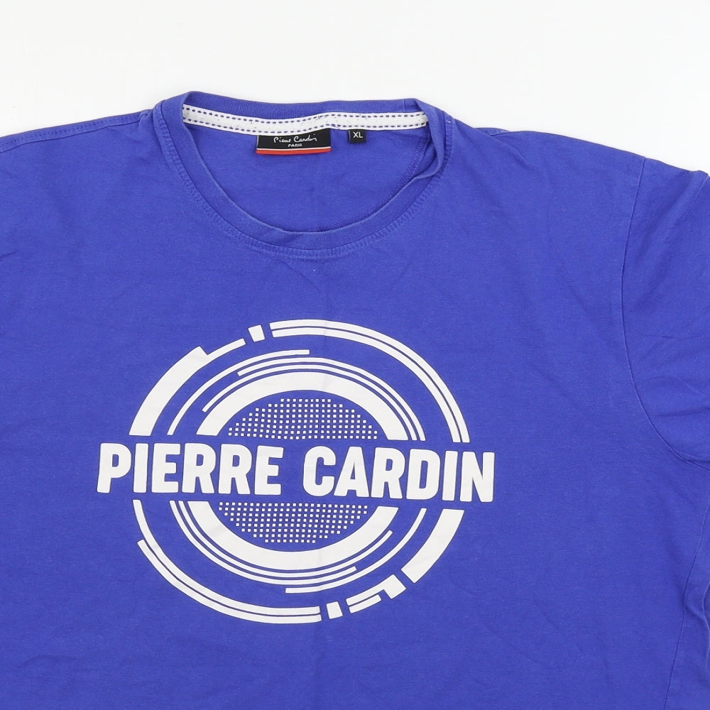 Pierre Cardin  Mens Blue    T-Shirt Size XL