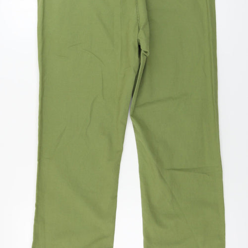 F&F  Mens Green   Chino Trousers Size 34 in L30 in