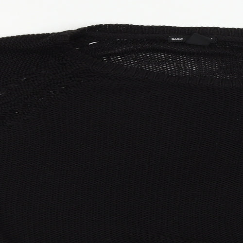 H&M  Womens Black   Pullover Jumper Size S