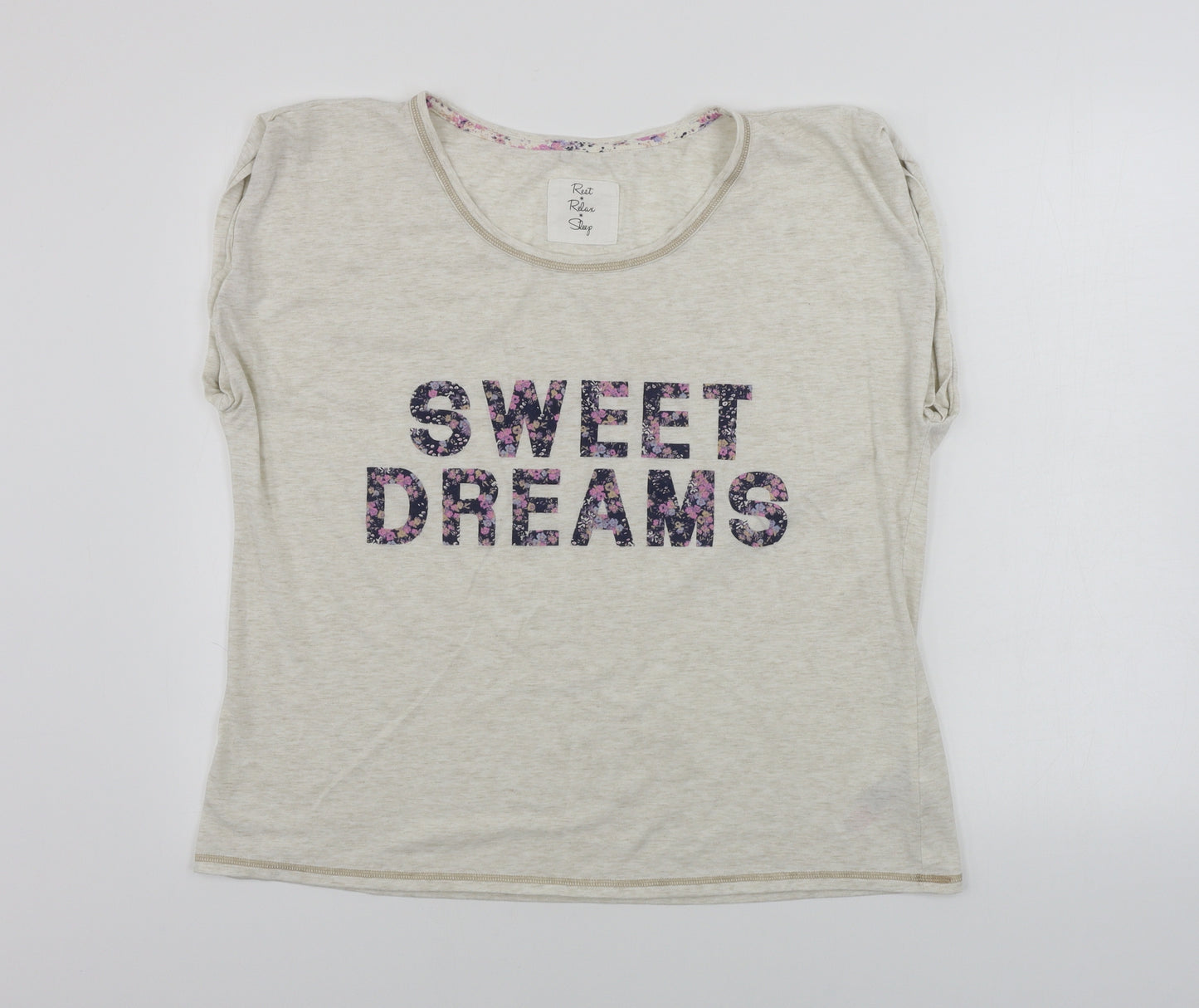 Marks and Spencer  Womens Beige   Basic T-Shirt Size 20