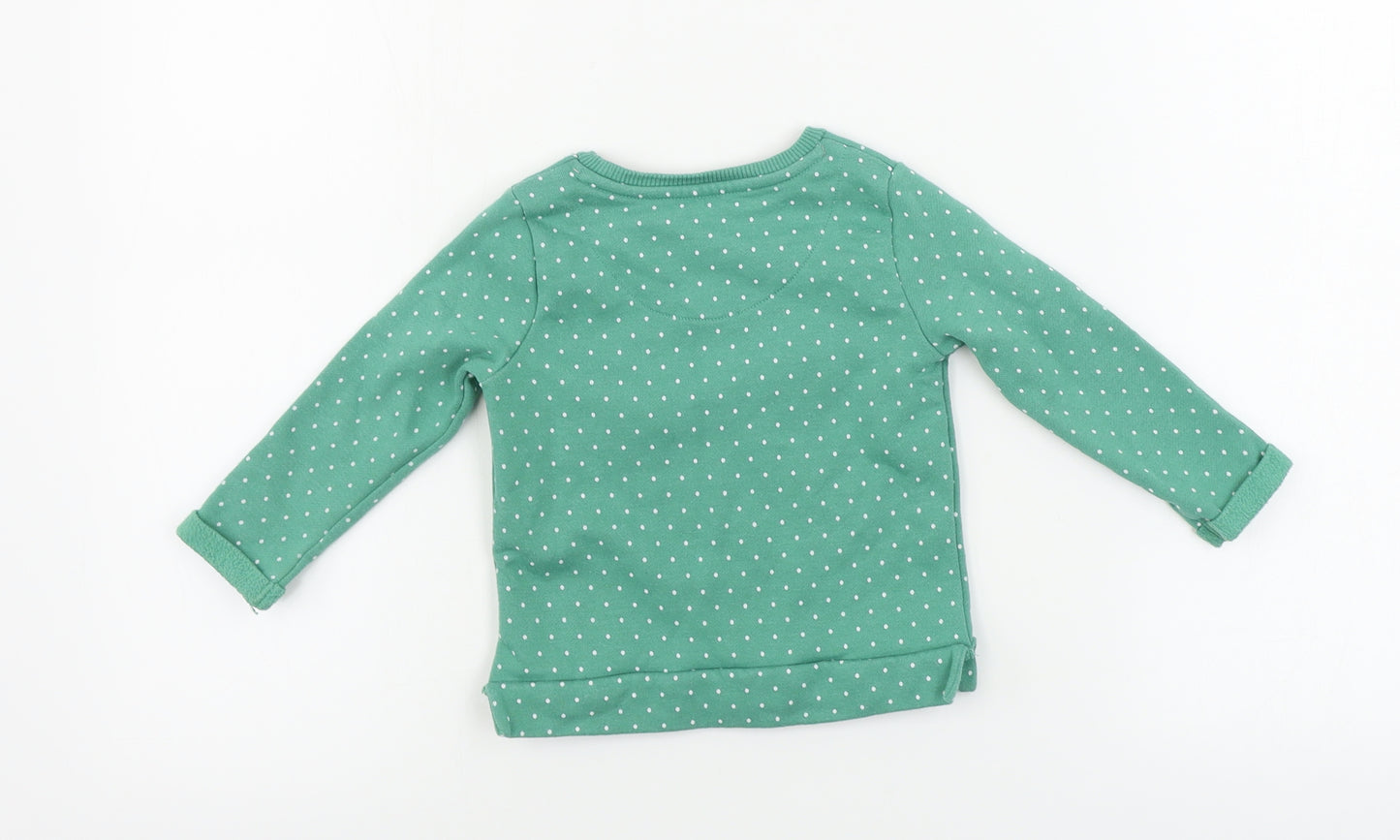 F&F  Boys Green   Pullover Jumper Size 12-18 Months
