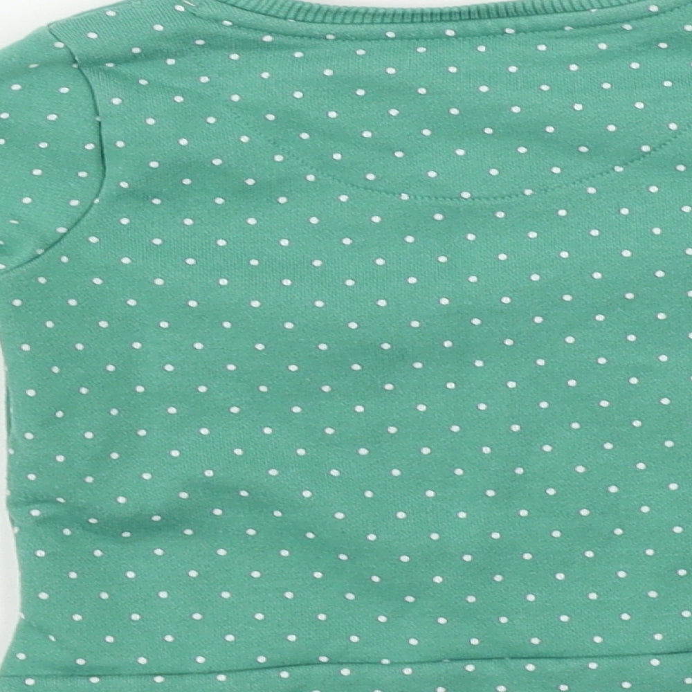 F&F  Boys Green   Pullover Jumper Size 12-18 Months